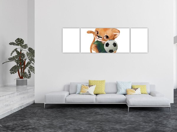 Obraz - Akvarelové zvířátko N⁰4 (170x50 cm)
