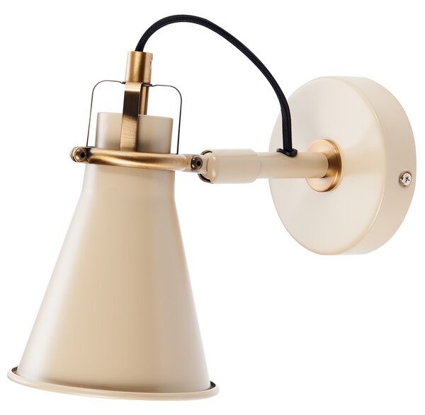 Sada 2 nástěnných lamp MOYOLA Béžová Kov Nastavitelná