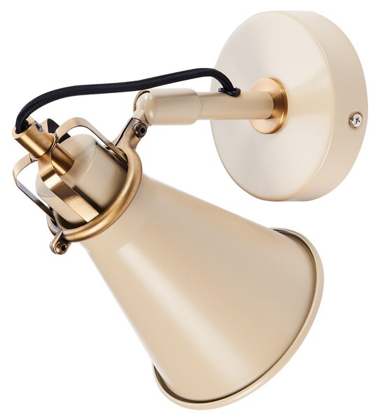 Sada 2 nástěnných lamp MOYOLA Béžová Kov Nastavitelná