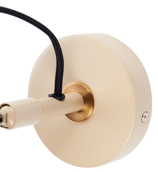Sada 2 nástěnných lamp MOYOLA Béžová Kov Nastavitelná