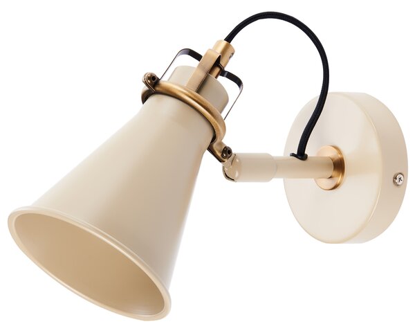 Sada 2 nástěnných lamp MOYOLA Béžová Kov Nastavitelná