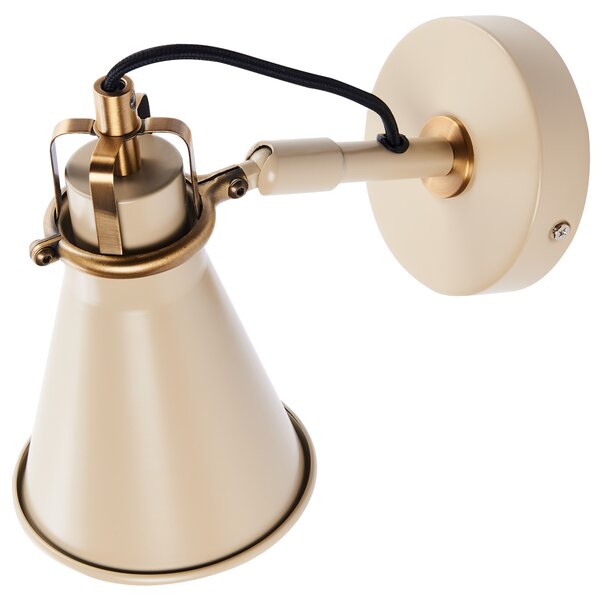 Sada 2 nástěnných lamp MOYOLA Béžová Kov Nastavitelná
