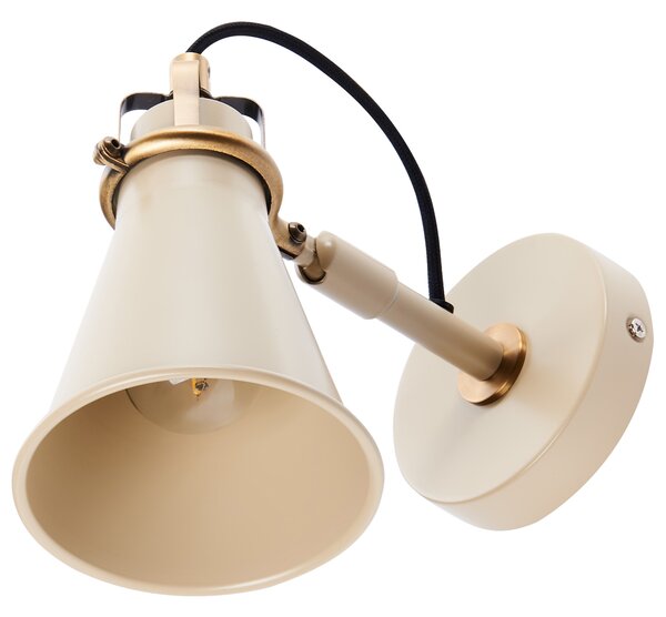Sada 2 nástěnných lamp MOYOLA Béžová Kov Nastavitelná