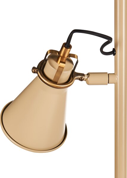 Stojací lampa MOYOLA Nastavitelná Kov Béžová