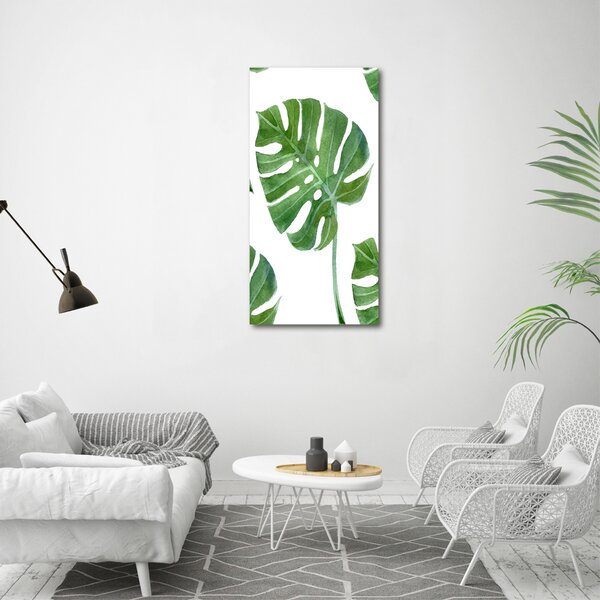 Vertikální Vertikální Foto obraz na plátně do obýváku Monstera ocv-73453998