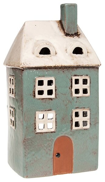 Keramický svícen Domek 22 cm