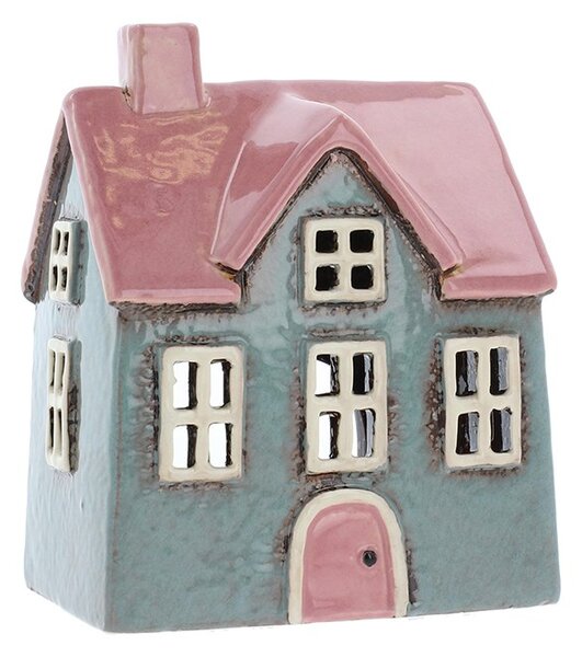 Keramický svícen Domek 15 cm