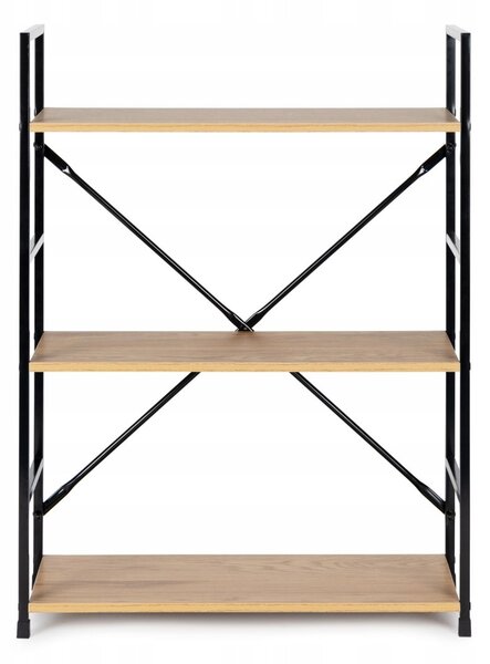 Regál ModernHome 59,5 cm x 80 cm x 23,5 cm divoký dub