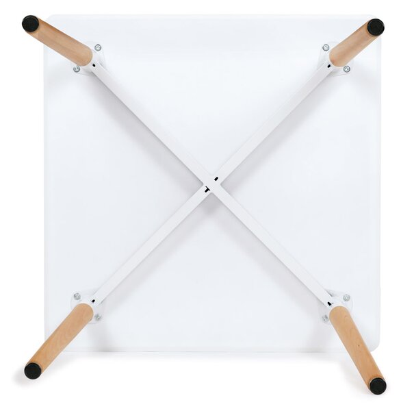 Vikio Jídelní stůl 80x80 bílý AJS104B