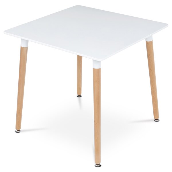Vikio Jídelní stůl 80x80 bílý AJS104B