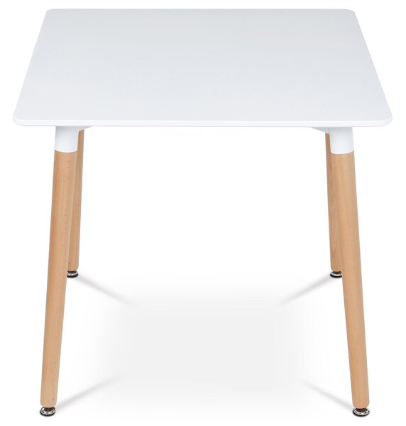 Vikio Jídelní stůl 80x80 bílý AJS104B