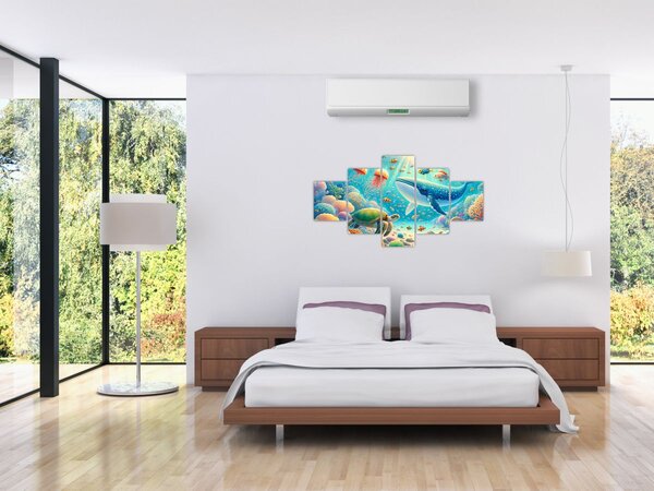 Obraz - Svět pod hladinou (125x70 cm)