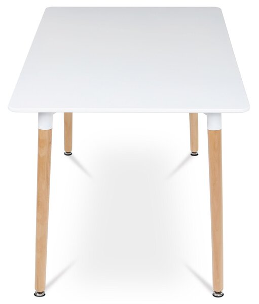 Vikio Jídelní stůl 120x80 bílý AJS101B
