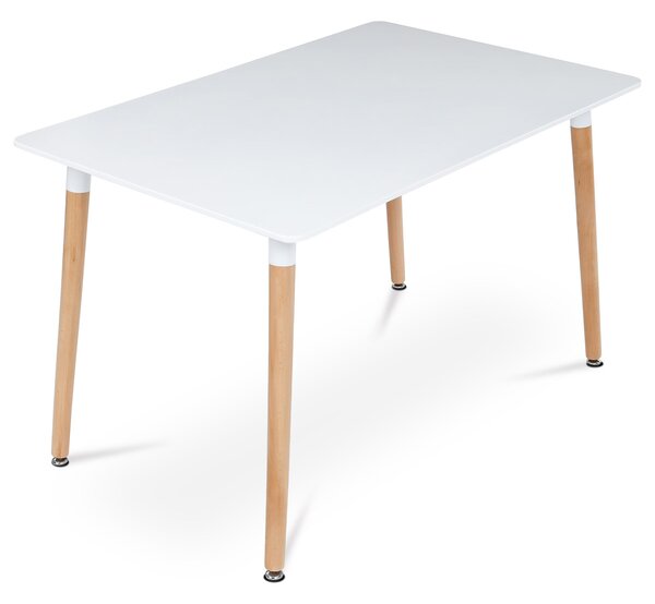Vikio Jídelní stůl 120x80 bílý AJS101B