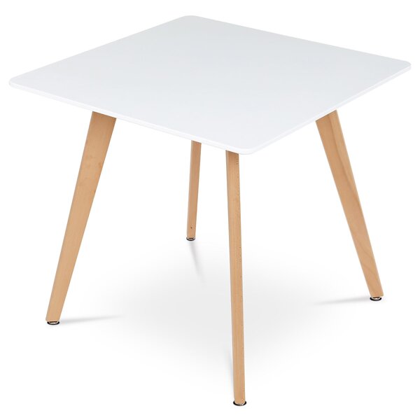 Vikio Jídelní stůl 80x80 bílý AJS105B