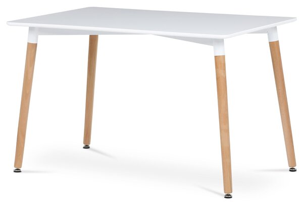 Vikio Jídelní stůl 120x80 bílý AJS101B
