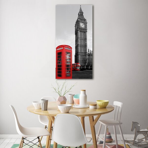 Vertikální Foto obraz fotografie na skle Big Ben Londýn osv-75547756