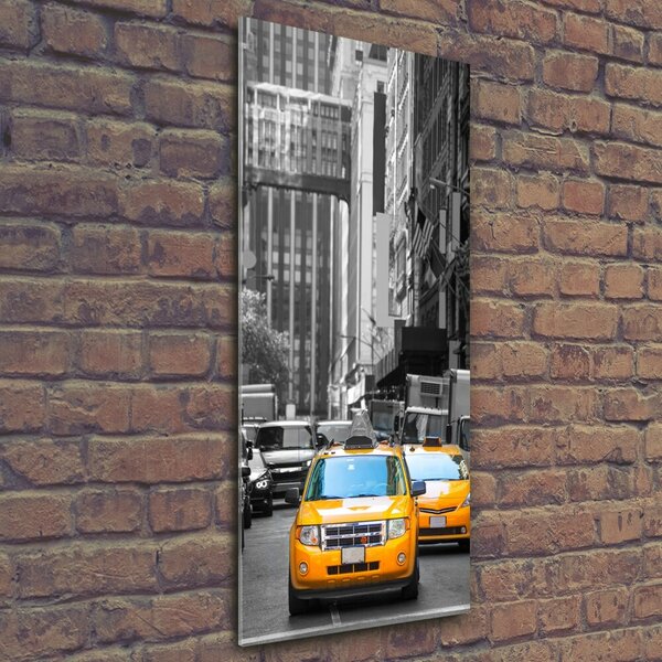 Vertikální Fotoobraz na skle Taxi New York osv-76072209