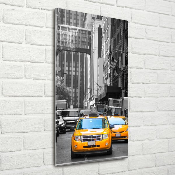 Vertikální Fotoobraz na skle Taxi New York osv-76072209