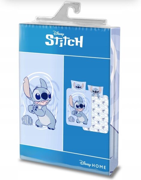 Povleceni Disney Lilo and Stitch modrý do postýlky 135x100cm+40x60cm Faro