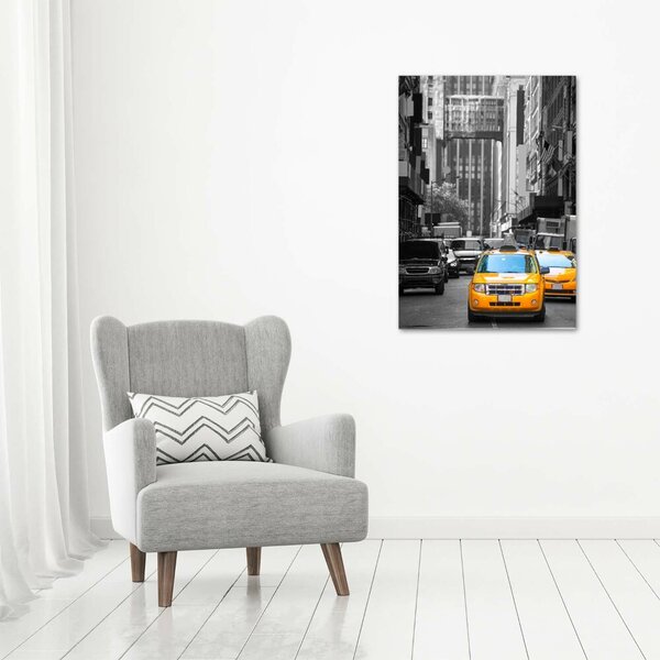 Vertikální Fotoobraz na skle Taxi New York osv-76072209