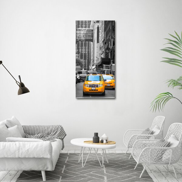 Vertikální Fotoobraz na skle Taxi New York osv-76072209