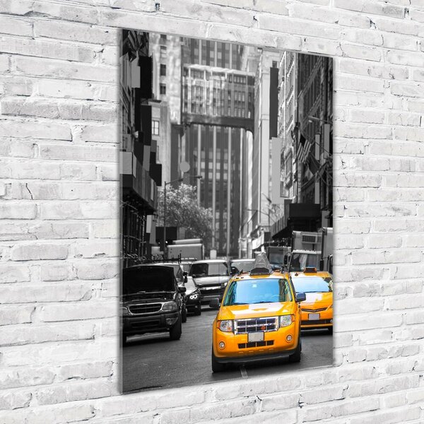 Vertikální Fotoobraz na skle Taxi New York osv-76072209
