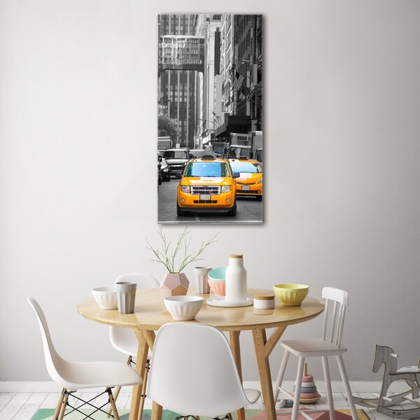 Vertikální Fotoobraz na skle Taxi New York osv-76072209