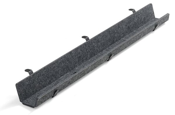 AJ Produkty Držák na kabely PURPOSE, 733x260x44 mm, šedý