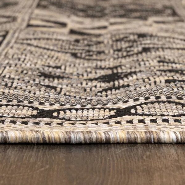 Makro Abra Kusový koberec Sisal MELISSA KF87A hnědý béžový Rozměr: 60x100 cm