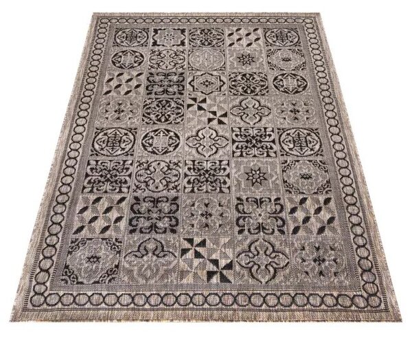 Makro Abra Kusový koberec Sisal MELISSA KF87A hnědý béžový Rozměr: 60x100 cm