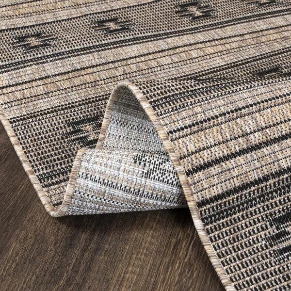 Makro Abra Kusový koberec Sisal MELISSA KL71A hnědý béžový Rozměr: 80x150 cm