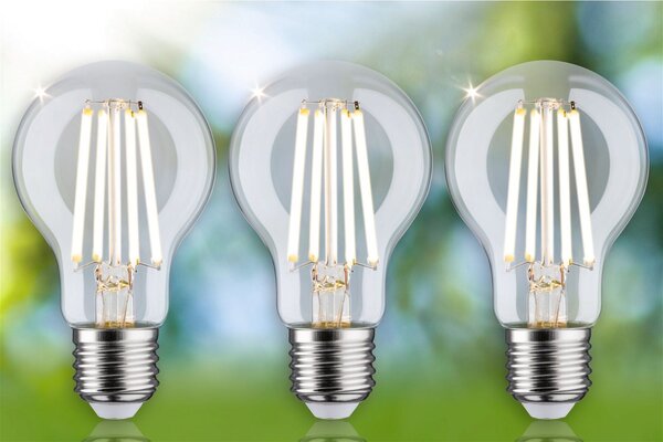 P 29132 Eco-Line Filament 230V LED žárovka E27 3ks-sada 3x4W 3000K čirá - PAULMANN