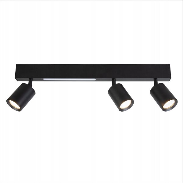 Milagro Stropní Svítidlo Magnet 9W+3xGU10 3000/4000K Černé STROPNÍ SVÍTIDLA