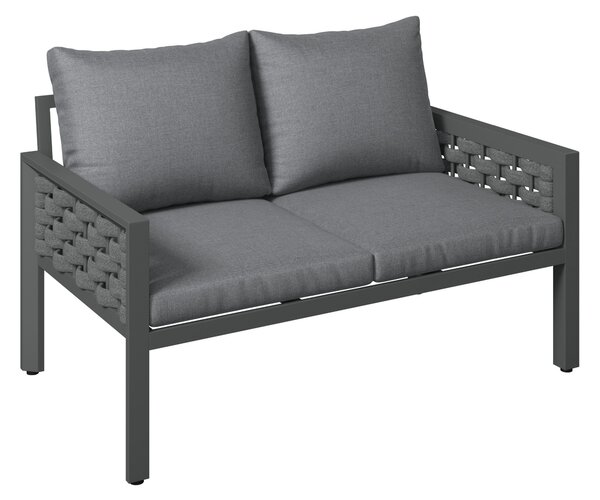 TERASOVÁ SEDACÍ SOUPRAVA 4dílné, kov, plast, textil Ambia Garden - Online Only zahradní nábytek, Online Only