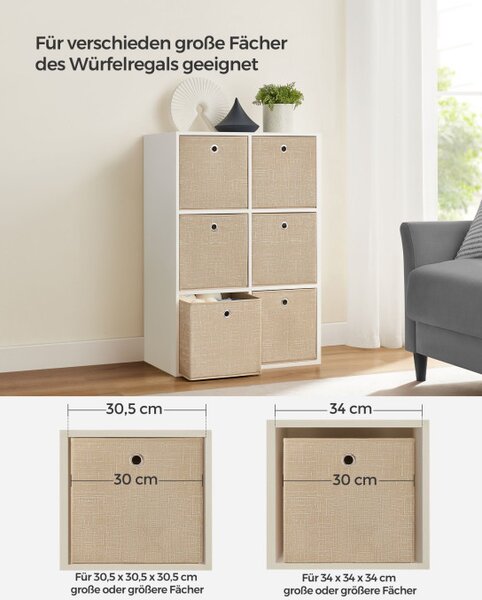 Set stohovatelných boxů RFB006K03 (6 ks)