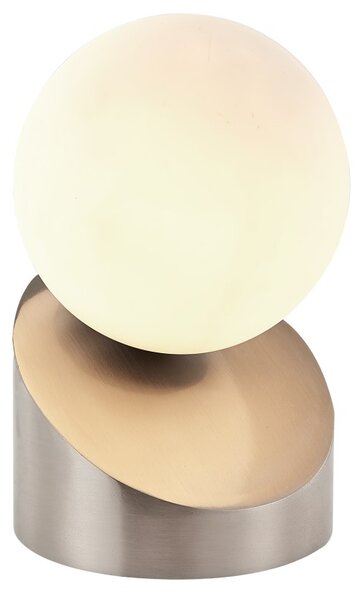 GLOBO 50300101 ALISA dotyková stolní lampička V160mm 1xG9 3W 330/275lm 3000K nikl matný