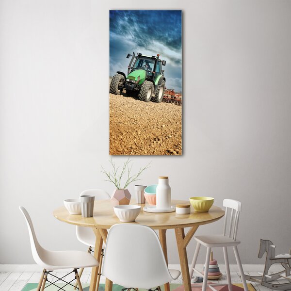 Vertikální Foto-obraz fotografie na skle Traktor osv-78067155