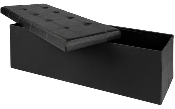 Deuba Úložný box černý - 114 x 40 x 40 cm