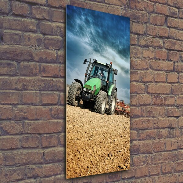 Vertikální Foto-obraz fotografie na skle Traktor osv-78067155