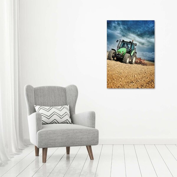 Vertikální Moderní obraz canvas na rámu Traktor ocv-78067155