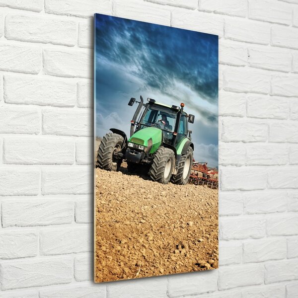 Vertikální Foto-obraz fotografie na skle Traktor osv-78067155