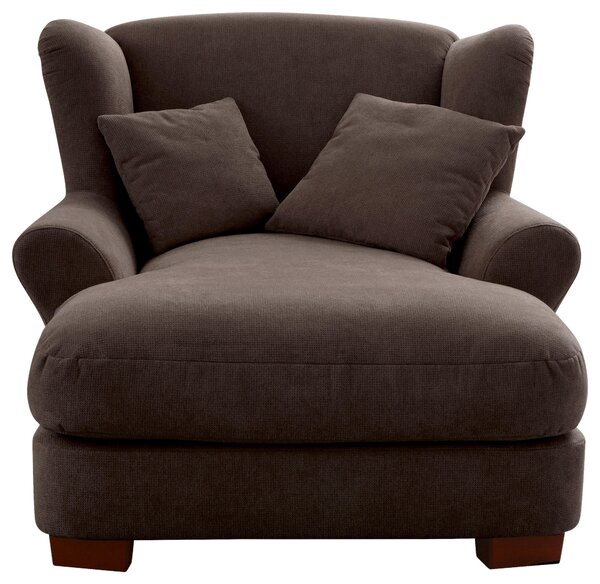 XXL KŘESLO, textil, tmavě hnědá Sit & More - Online Only křesla & taburety, Online Only