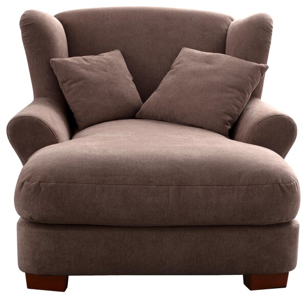 XXL KŘESLO, textil, šedohnědá Sit & More - Online Only křesla & taburety, Online Only