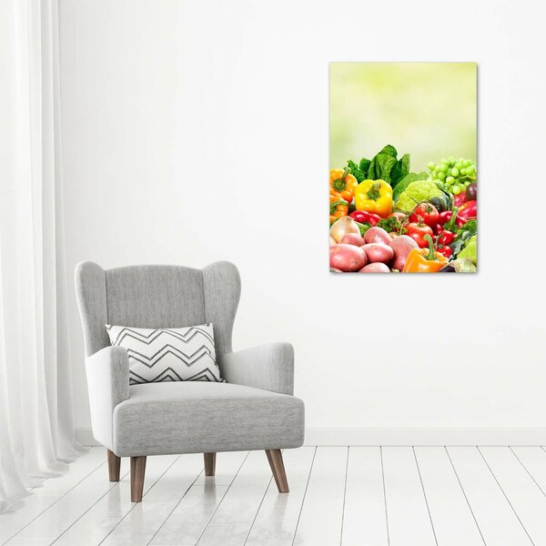 Vertikální Foto obraz na plátně Zelenina a ovoce ocv-78204101