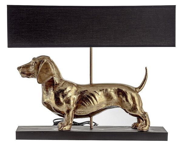 Dekorační stolní svítidlo Gold Dog výška 48cm