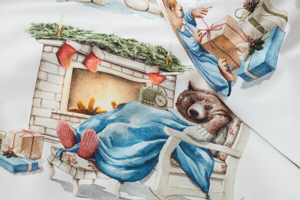 Povlečení Winter Stories Bavlna deluxe 1x 140/200, 1x 70/90