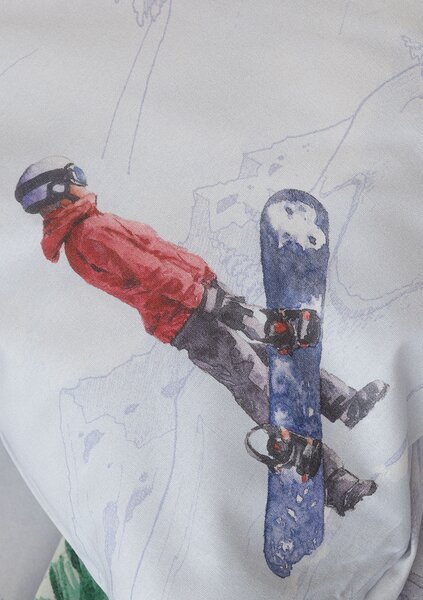 Povlečení Snowboard Bavlna deluxe 1x 140/200, 1x 70/90