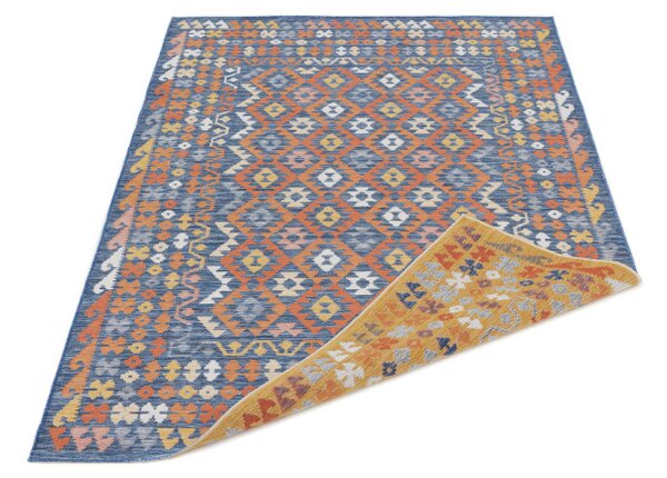 Oboustranný koberec Echo Aztec Navy