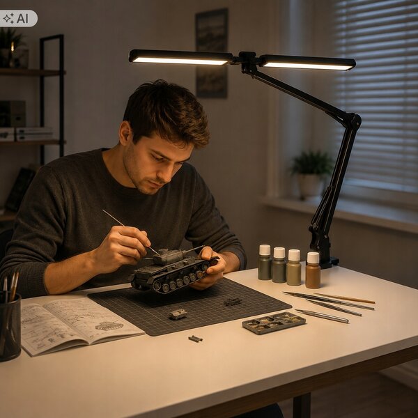 Stolní lampa Masterled Polino černá 14W